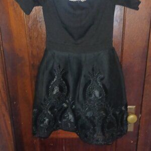 Black Elegance Mini Dress (Francescas)